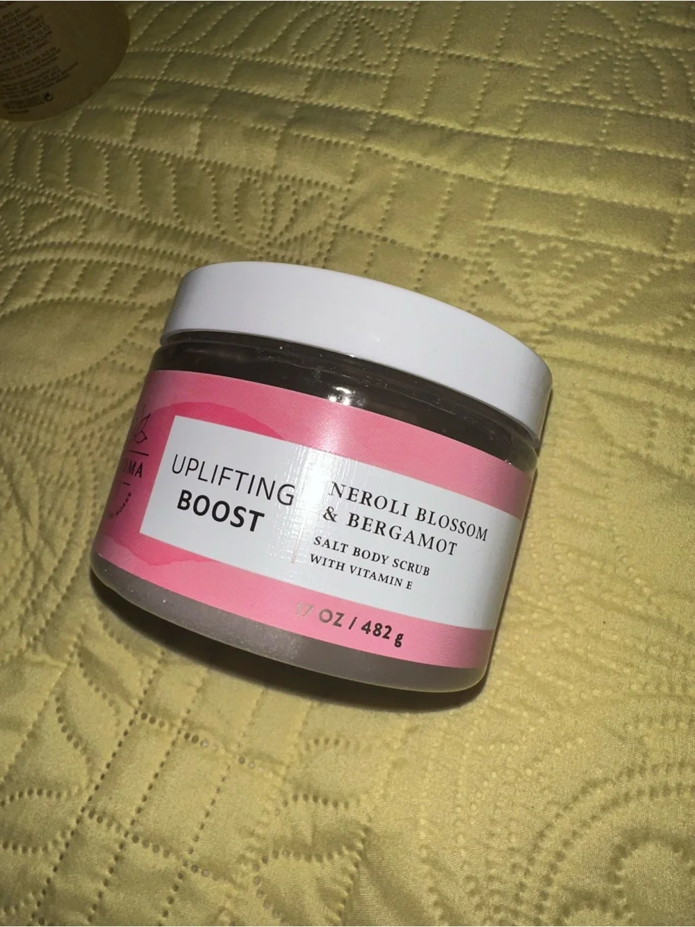 Uplifting Boost Neroli Blossom & Bergamot Salt Body Scrub - Pink